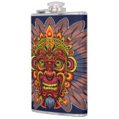 Tribal Warrior King ritueel masker Heupfles (Links)