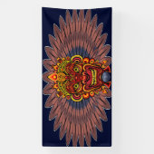 Tribal Warrior King ritueel masker Spandoek (Verticaal)