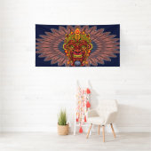 Tribal Warrior King ritueel masker Spandoek (Insitu)