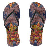 Tribal Warrior King ritueel masker
