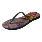 Tribal Warrior King ritueel masker Teenslippers (Schuin)