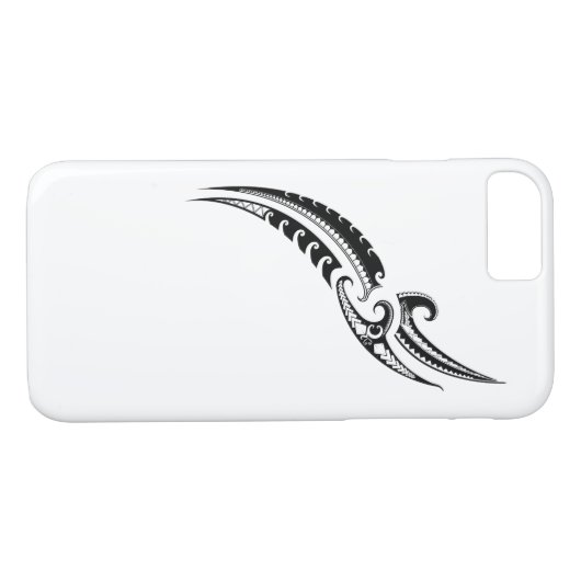 Tribal Warrior Pattern - Polynesiaanse telefoonzaa Case-Mate iPhone Case (Achterkant (Horizontaal))