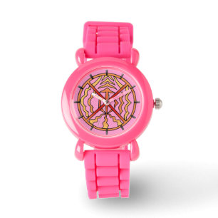 Tribal Watch Spirituele Inheemse Kunst Pols Horlog Horloge