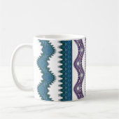 Tribal Wave Pattern Coffee Mug (Gauche)