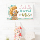 Tribal Wild One Anniversaire Bannière 1er Annivers (En situation)