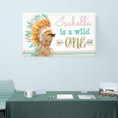 Tribal Wild One Anniversaire Bannière 1er Annivers (Salon professionnel)