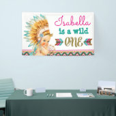 Tribal Wild One Anniversaire Bannière 1er Annivers (Salon professionnel)