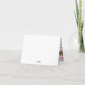 Tribal Wild One Baby shower Merci Note (Dos)