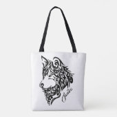 Tribal Wolf Draagtas (Achterkant)