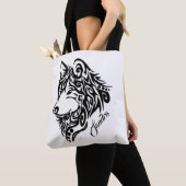 Tribal Wolf Draagtas (Dichtbij)
