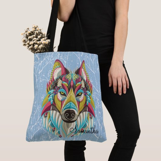 Tribal Wolf Draagtas (Dichtbij)