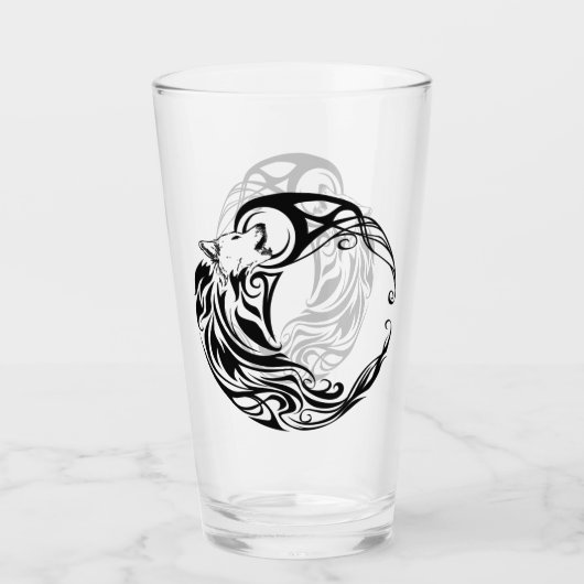 Tribal Wolf Glas (Voorkant)