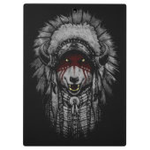 Tribal Wolf Klembord (Achterkant)