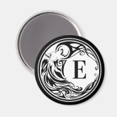 Tribal Wolf Monogram Magneet (Voorkant / Achterkant)