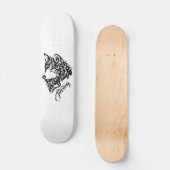Tribal Wolf Skateboard (Voorkant)