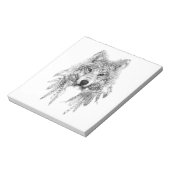 Tribal Wolf Spirit Notitieblok (Gedraaid)