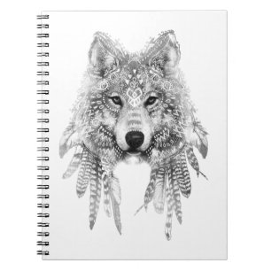 Tribal Wolf Spirit Notitieboek