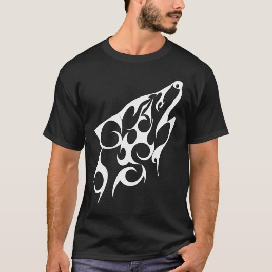Tribal Wolf T-shirt (Voorkant)