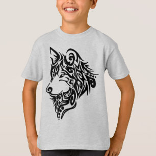 Tribal Wolf T-shirt