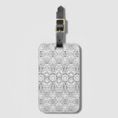 Tribal Zendoodle Design Bagagelabel (Voorkant (verticaal))
