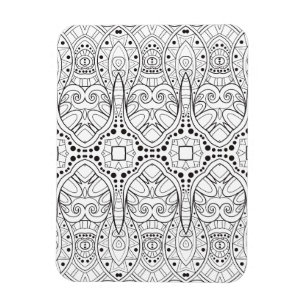 Tribal Zendoodle Design Magneet