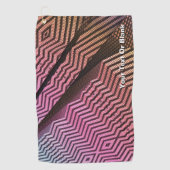 Tribale afdelingen golfhanddoek (Voorkant)