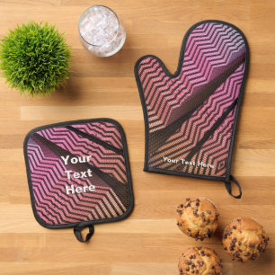 Tribale afdelingen ovenwant & pannenlap set