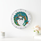 Tribale Alligator Art Grote Klok (Huis)