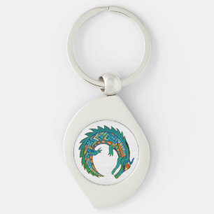 Tribale Alligator Art Sleutelhanger