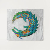 Tribale Alligator Art Wandkleed (Voorkant (horizontaal))