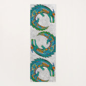 Tribale Alligator Art Yogamat (Achterkant)