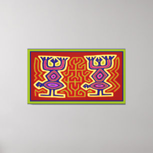 Tribale ancestrale spirits canvas afdruk