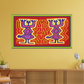 Tribale ancestrale spirits canvas afdruk (Insitu (Woonkamer))