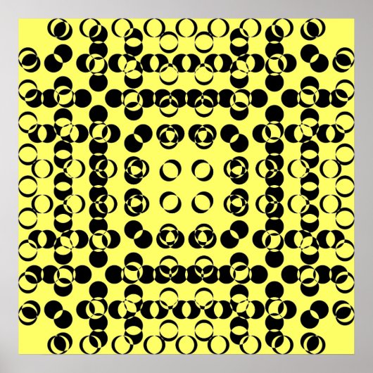 tribale arabessen poster (Voorkant)
