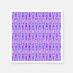 Tribale Batik - Lavendel, Blauw en Violet Servetten