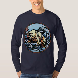 Tribale Beer Kunst Shirt Ijsbeer Heren Shirt