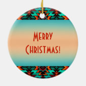 Tribale Beer Paw-keramische versiering Keramisch Ornament (Achterkant)