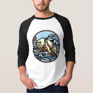 Tribale Beer Shirt Ijsbeer Heren Jersey Shirt