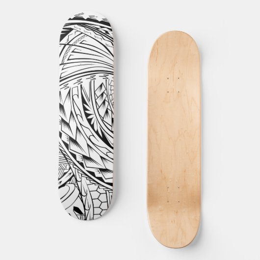 Tribale beweging skateboard (Voorkant)