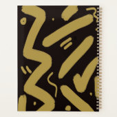 Tribale Black en Gold Planner (Achterkant)