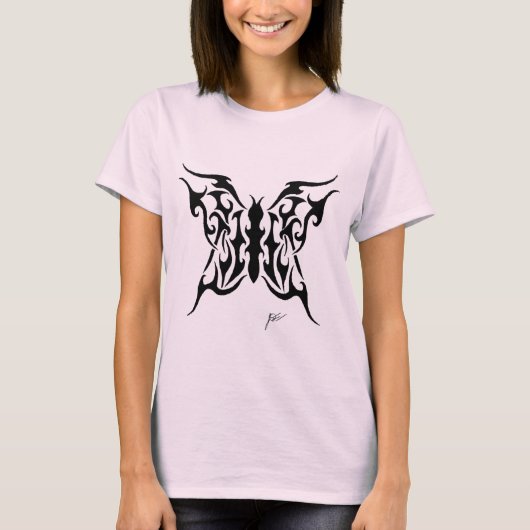 Tribale Butterfly 4 T-shirt (Voorkant)