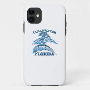 Tribale dolfijnen uit Clearwater Florida Vacation iPhone 11 Hoesje
