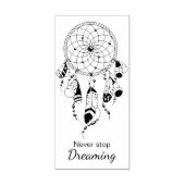 Tribale Dreamcatcher Boho Rubberstempel (Afrduk)