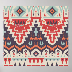 Tribale elegantie: geometrische etnische print