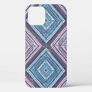 Tribale etnisch. naadloos illustratiepunt iPhone 12 hoesje
