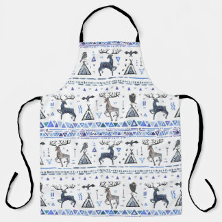 Tribale etnische dieren, droomvanger, naadloos. schort