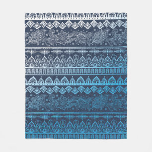 Tribale etnische naadloos fleece deken