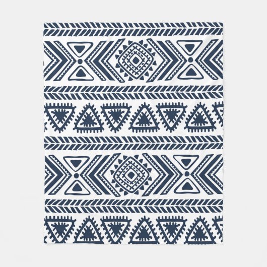 Tribale  etnische naadloos fleece deken (Voorkant)