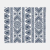 Tribale  etnische naadloos fleece deken (Voorkant (Horizontaal))