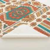 Tribale  etnische naadloze illustratie sherpa deken (3/4)